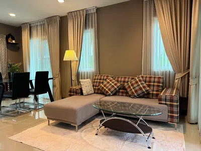Fully Furnished Corner House for Rent in Rama 9 - 2
