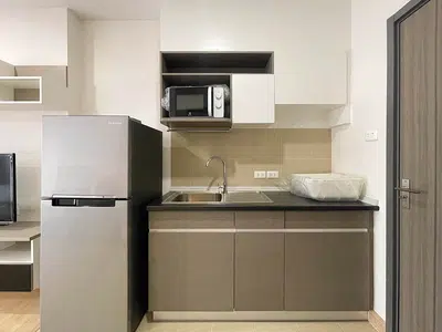 Fully furnished studio condo for rent at Supalai Veranda Phasi Charoen, 17th floor, city view - 5
