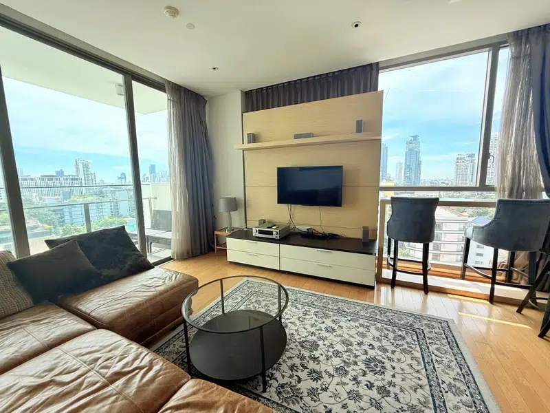 Pet-friendly 2BR, 2BA Condo for Rent at Aequa Residence Sukhumvit 49 near BTS Phrom Phong - Photo 3