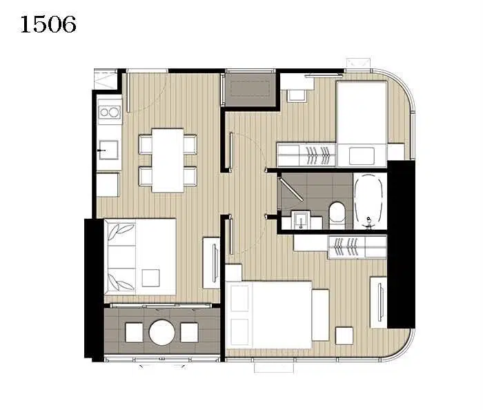 Luxury 2 Bedroom Corner Unit at Ashton Asoke – 3-Sided Views - Photo 10