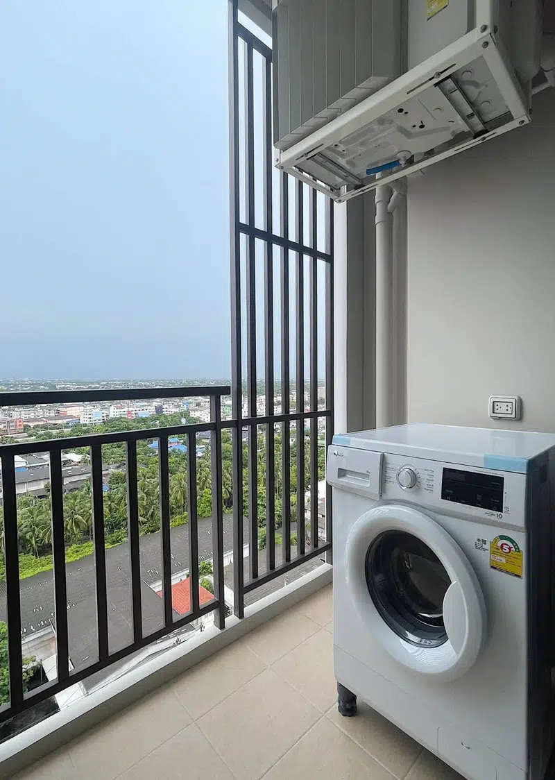 Fully furnished studio condo for rent at Supalai Veranda Phasi Charoen, 17th floor, city view - Photo 7