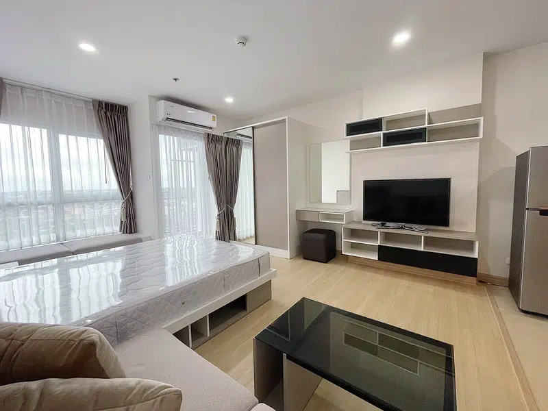 Fully furnished studio condo for rent at Supalai Veranda Phasi Charoen, 17th floor, city view - Photo 8